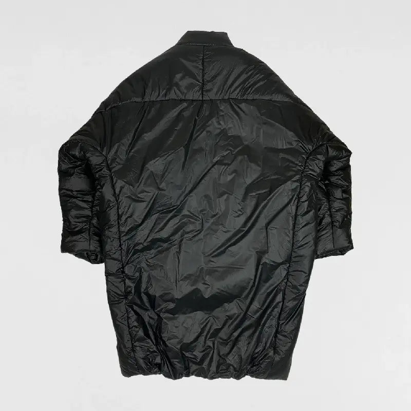 YGEBB Long Round Jacket In Black