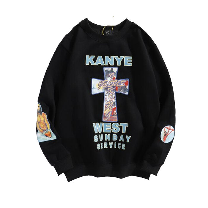 Kanye West I Jesus King Sunday Service Sweatshirts