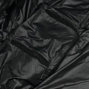 YGEBB Long Round Jacket In Black