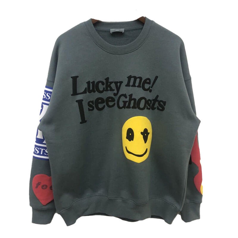 Kanye West Crewneck Lucky Me I See Ghost Sweatshirt