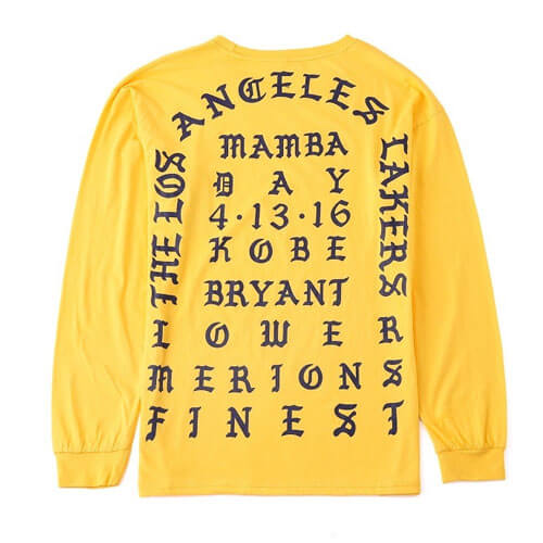 Kanye West I Feel Like Kobe Bryant Long Sleeve Shirt